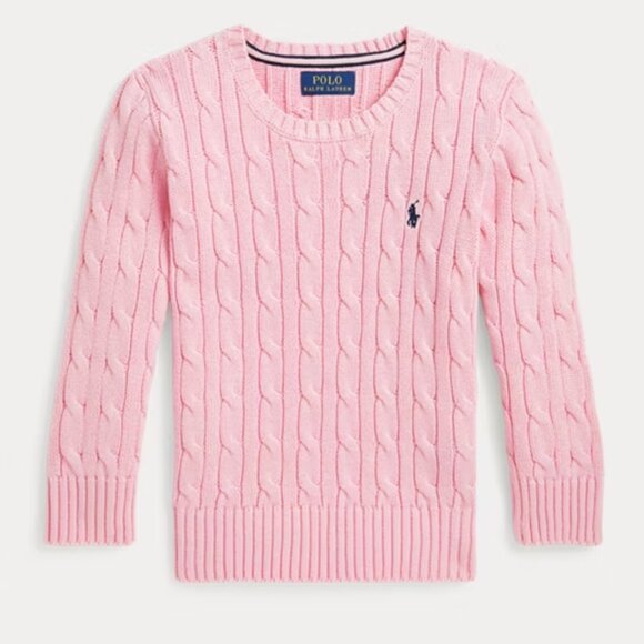 Cable-Knit Cotton Sweater - Picture 1 of 1